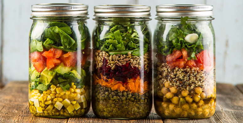 Savory Mason Jar Snack Ideas, Quick, Easy, Healthy, Vegan, Gluten-Free