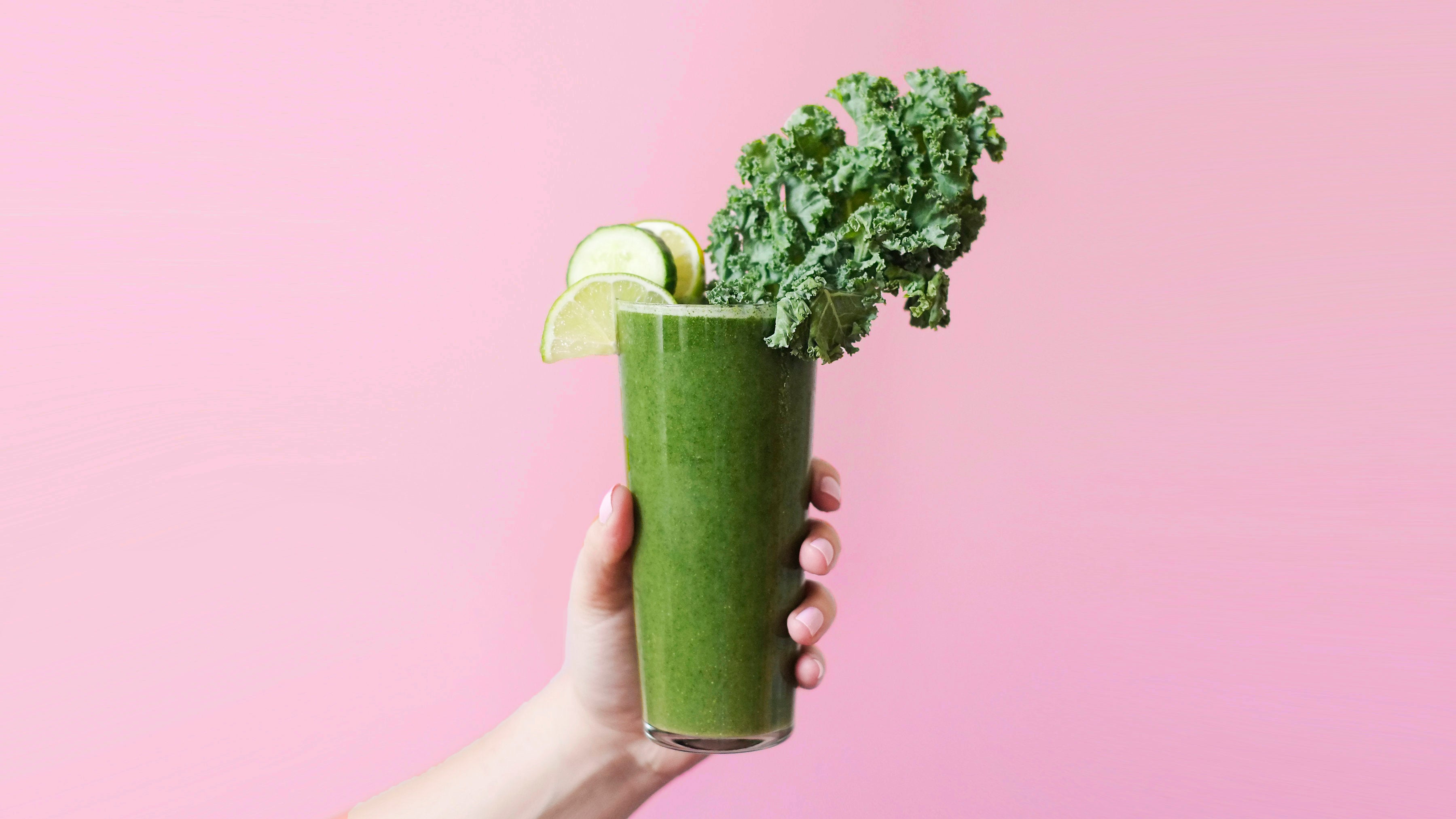 Cucumber, Lime, and Kale Smoothie