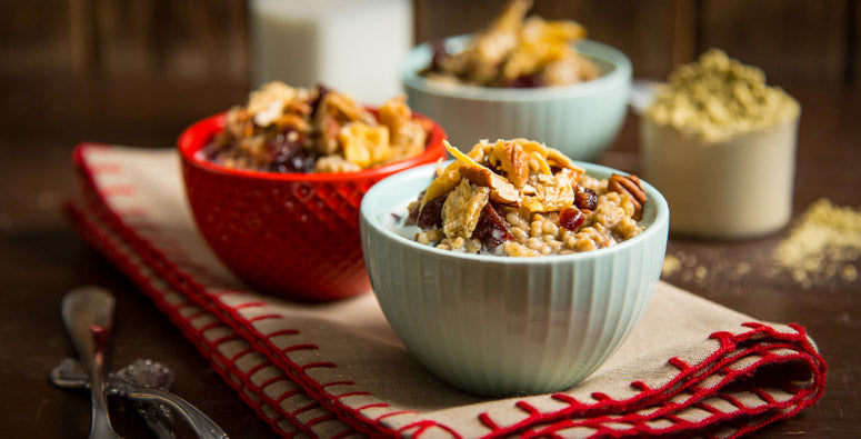 Overnight Oatmeal with Fruit and Nuts