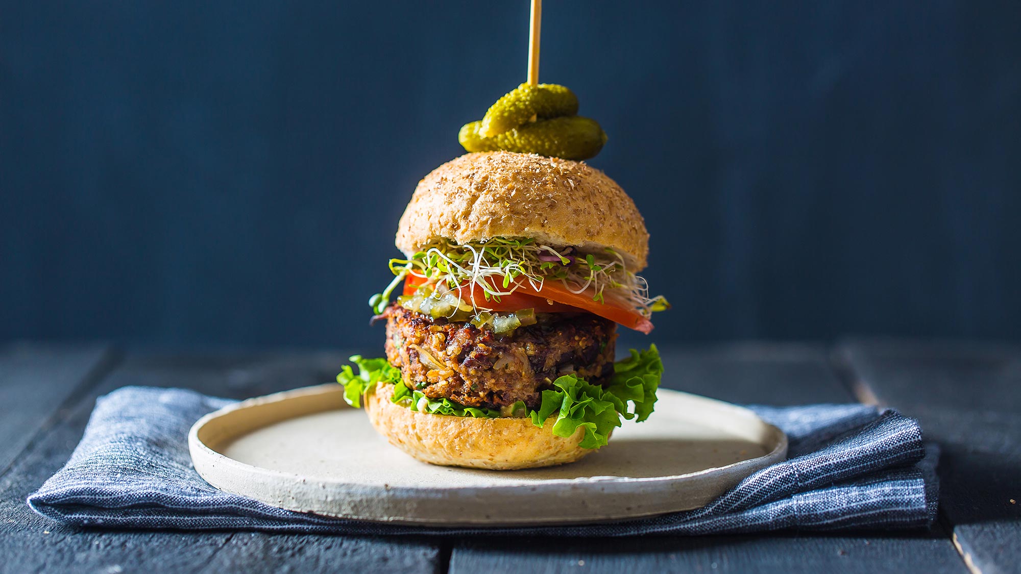Cuban Inspired Black Bean Sliders