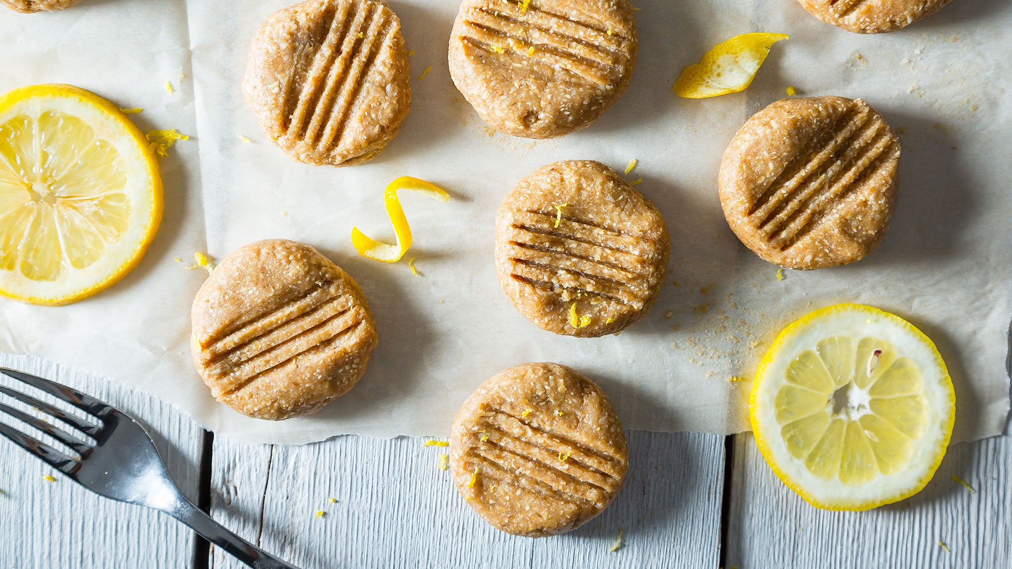 No Bake Lemon and Cashew Cookies