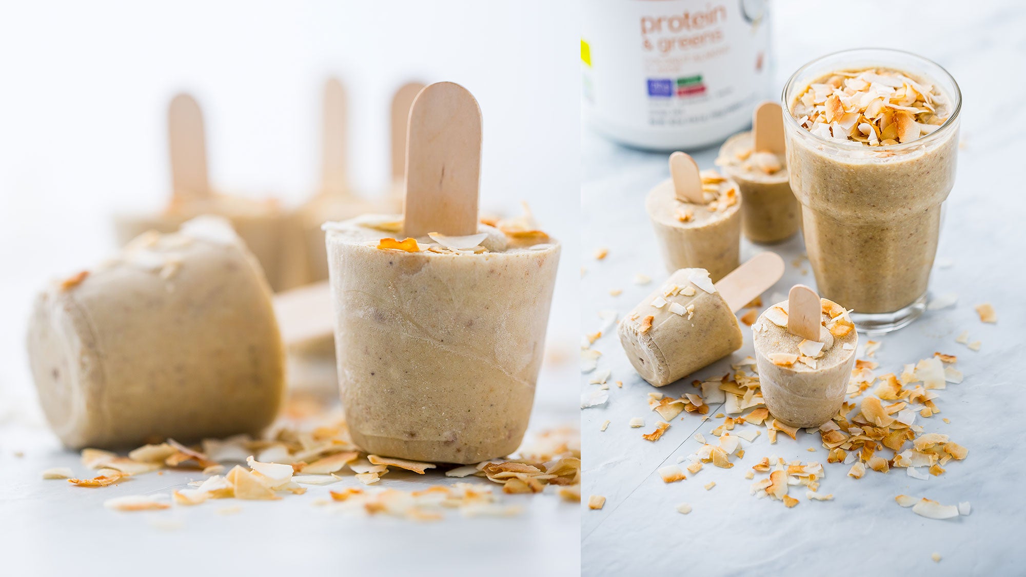 Creamy Coconut Cream Pie Smoothie or Ice Pops