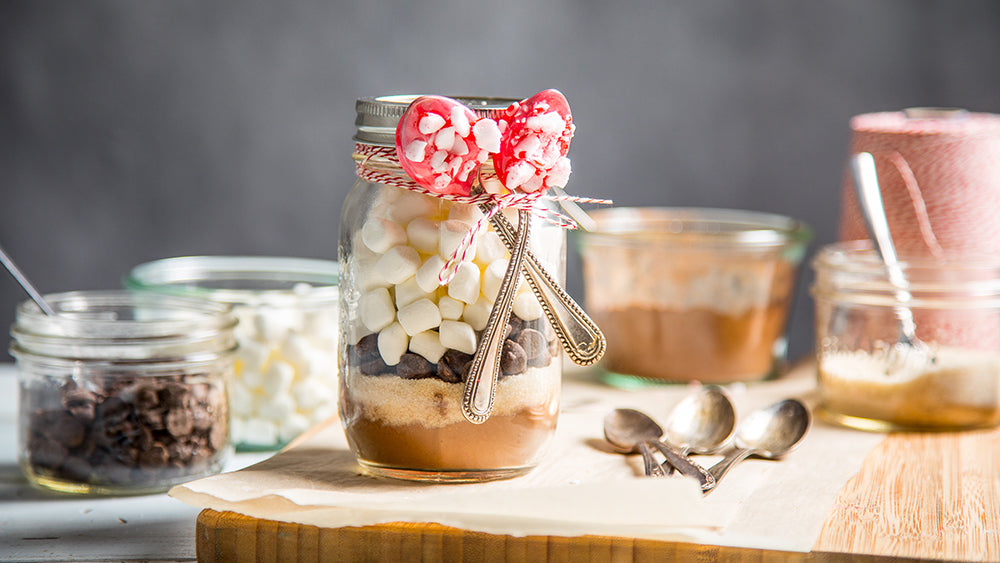 DIY Hot Chocolate with Peppermint Spoons