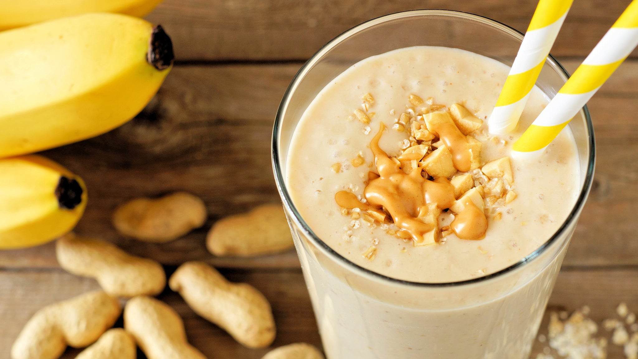 Easy Peanut Butter Oatmeal Smoothie