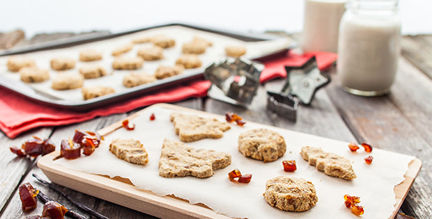 Homemade Almond Milk and Cookies