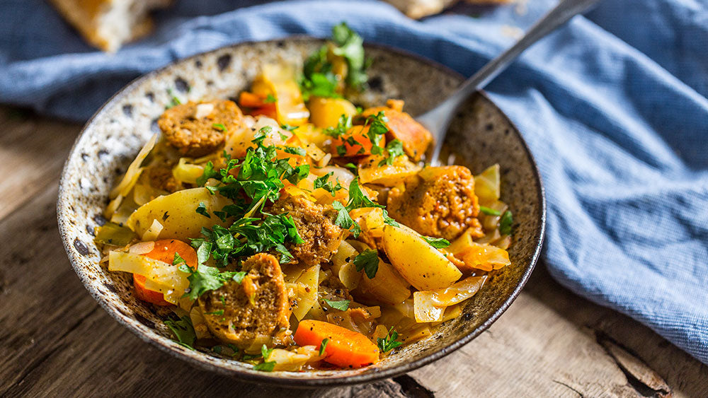 Hearty Fall Vegan Potato Soup