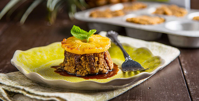 Individual Pineapple Upside Down Cake