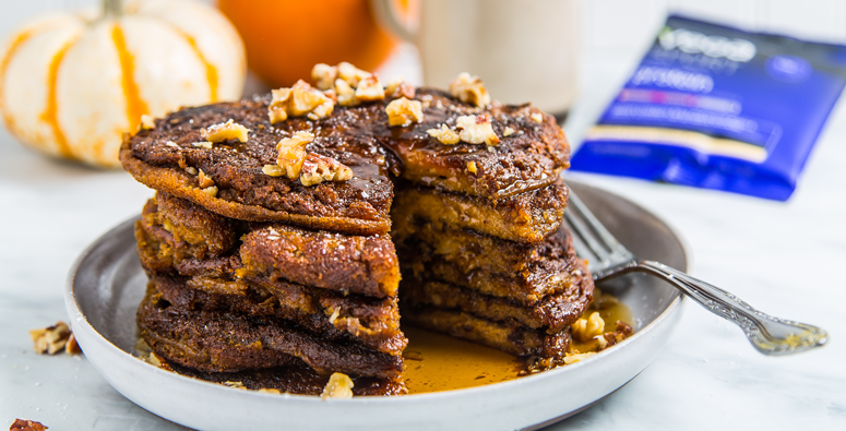 Pumpkin Spice Protein Pancakes