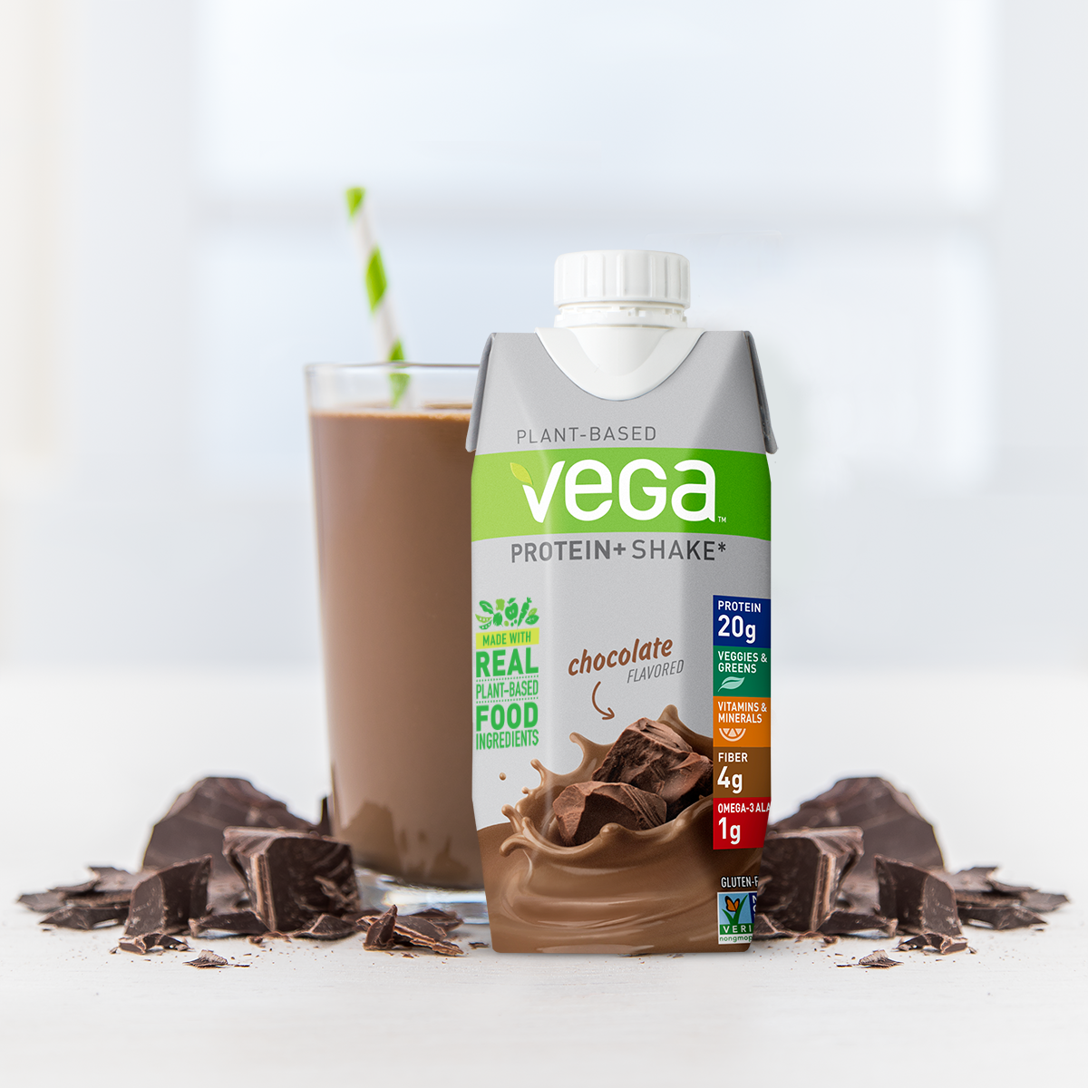 Fuel on the go: Vega Releases Premium Ready-to-Drink Beverage -- Vega® Protein+ Shake*