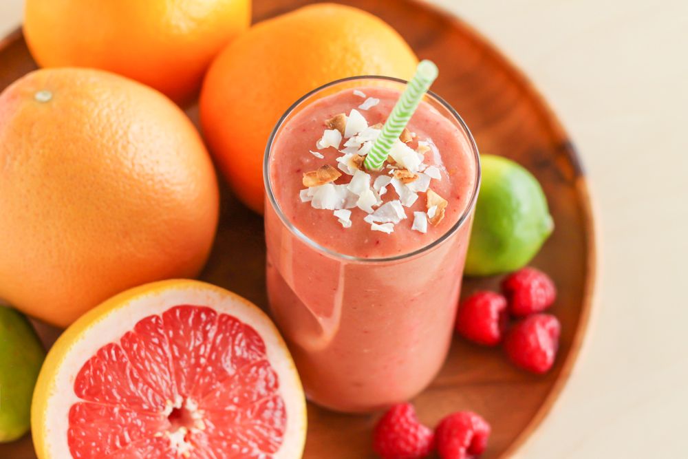 Raspberry Grapefruit Smoothie