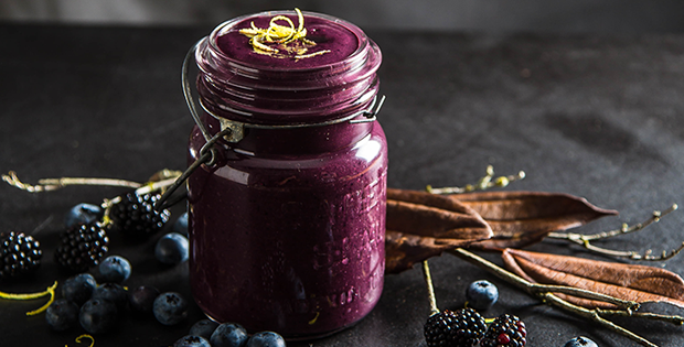 Spooky Blackberry Smoothie