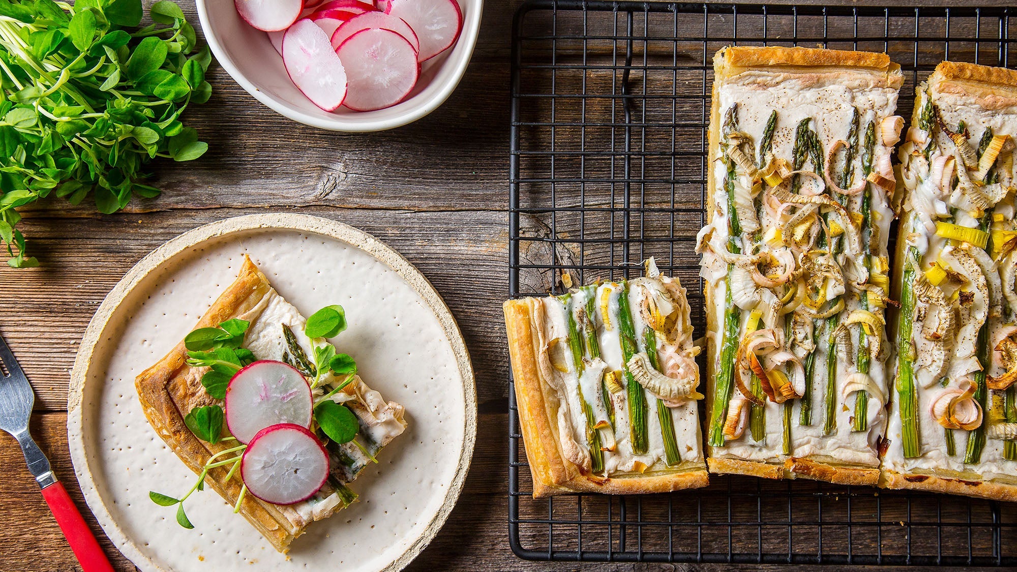 Spring Veggie Sheet Tart – Vega US