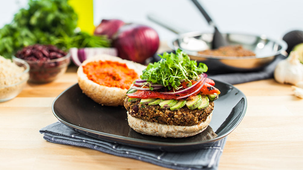 Vegan Black Bean Burgers