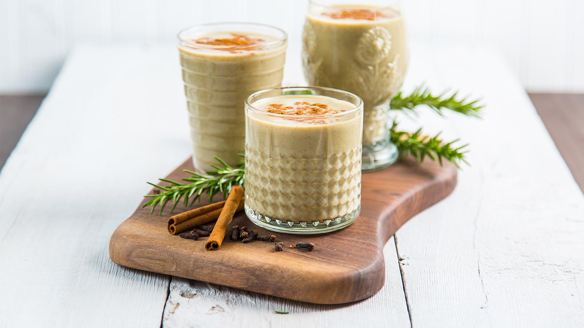 Vegan Eggnog Smoothie