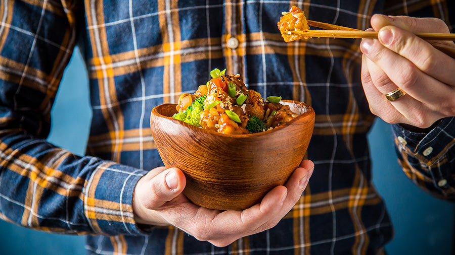 Crispy General Tso Tofu Bowl