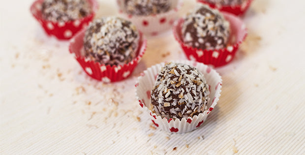 Vegan Chocolate Coconut Truffles