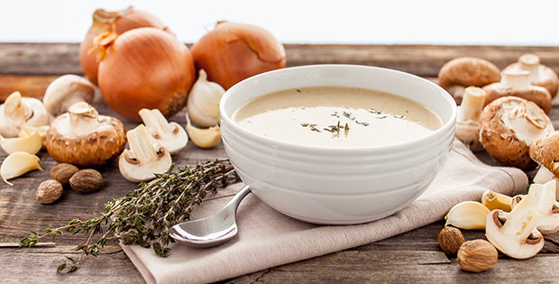 Vegan Cream of Mushroom Soup
