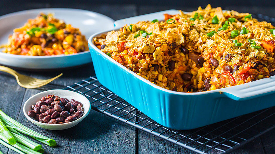 Southwest Black Bean Casserole