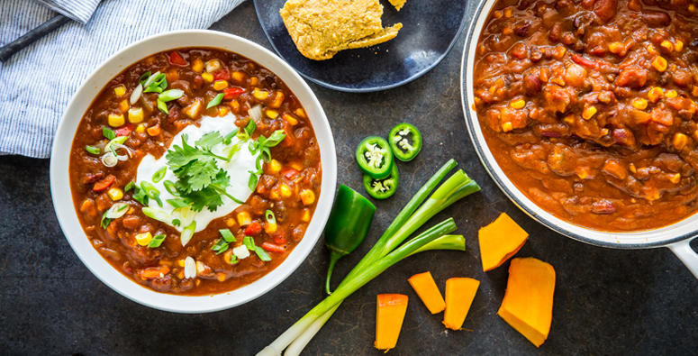 Slow Cooker Pumpkin Chili