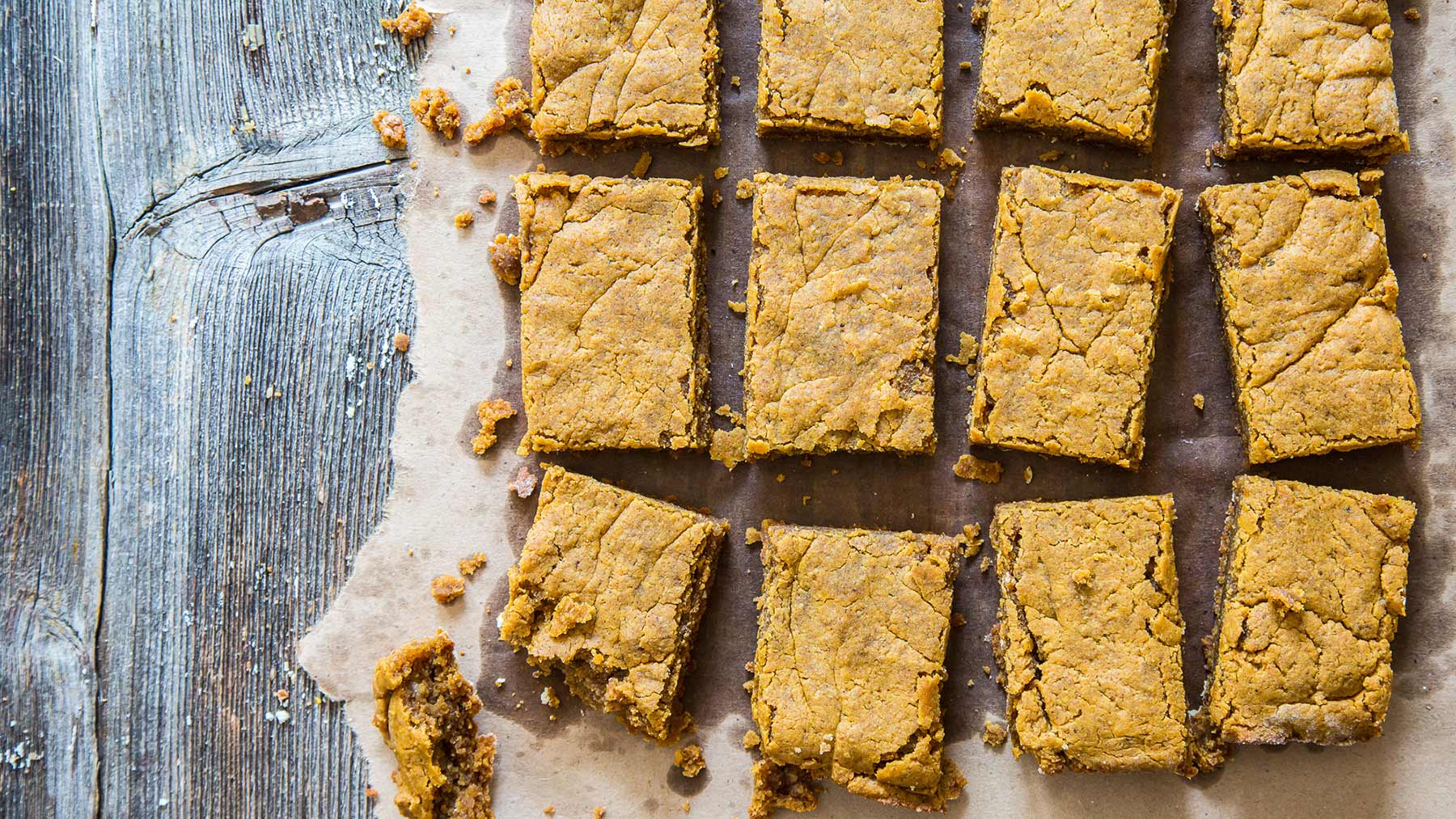 Pumpkin Spice Blondies
