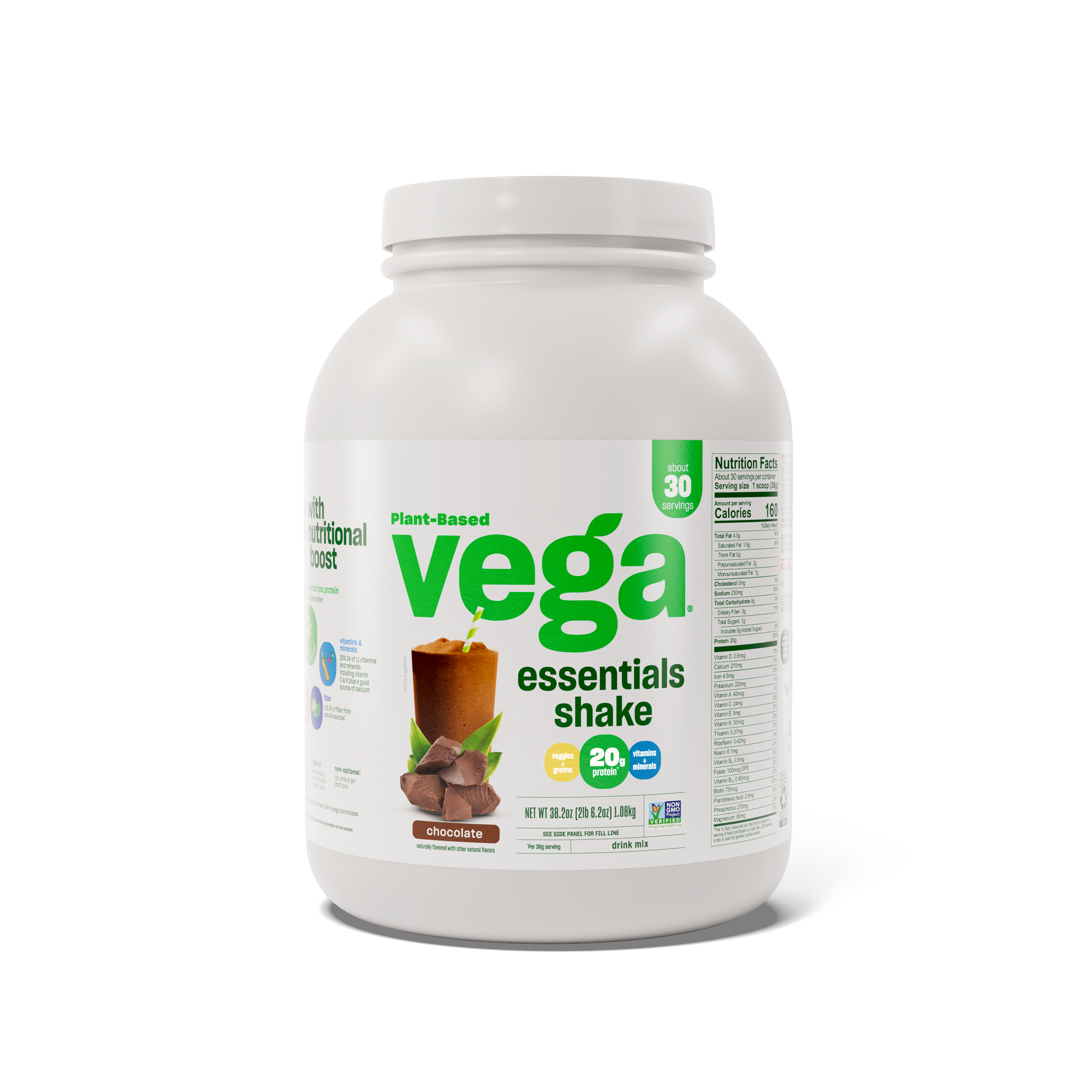 Vega® Essential Shake - Plant-Based Protein Powder