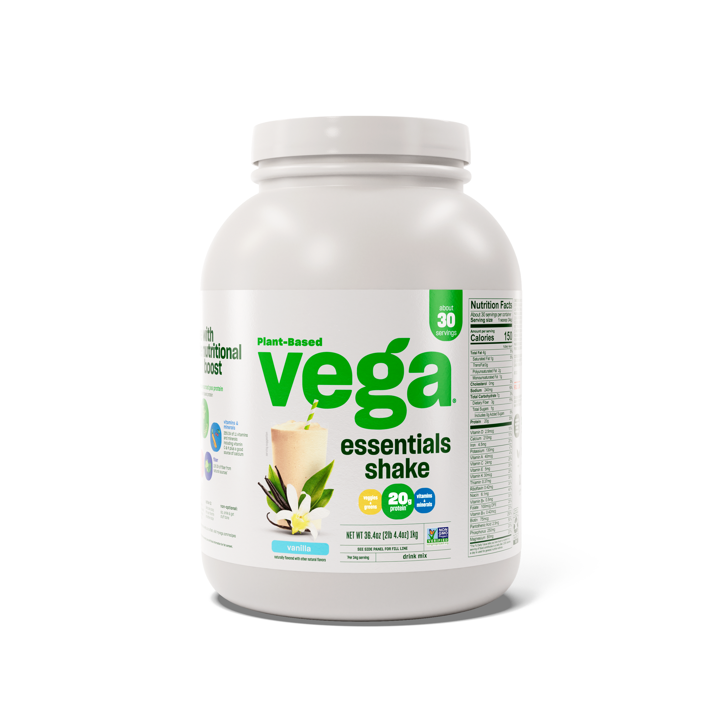 Vega® Essential Shake - Plant-Based Protein Powder