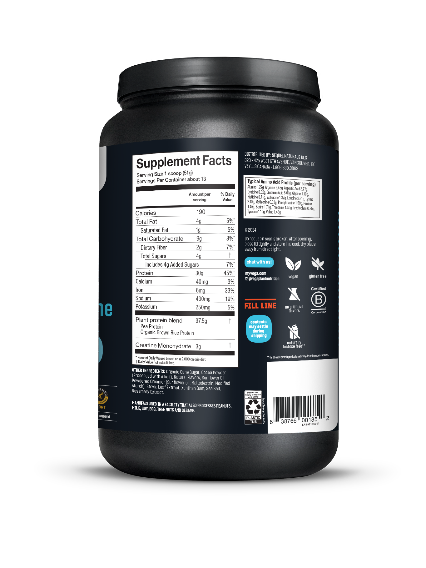 Vega® Performance Protein + Creatine