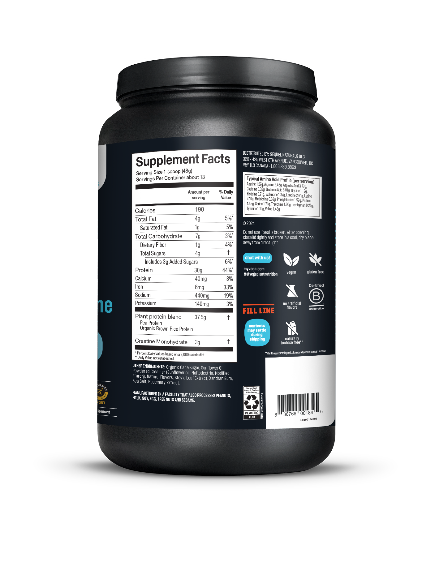 Vega® Performance Protein + Creatine