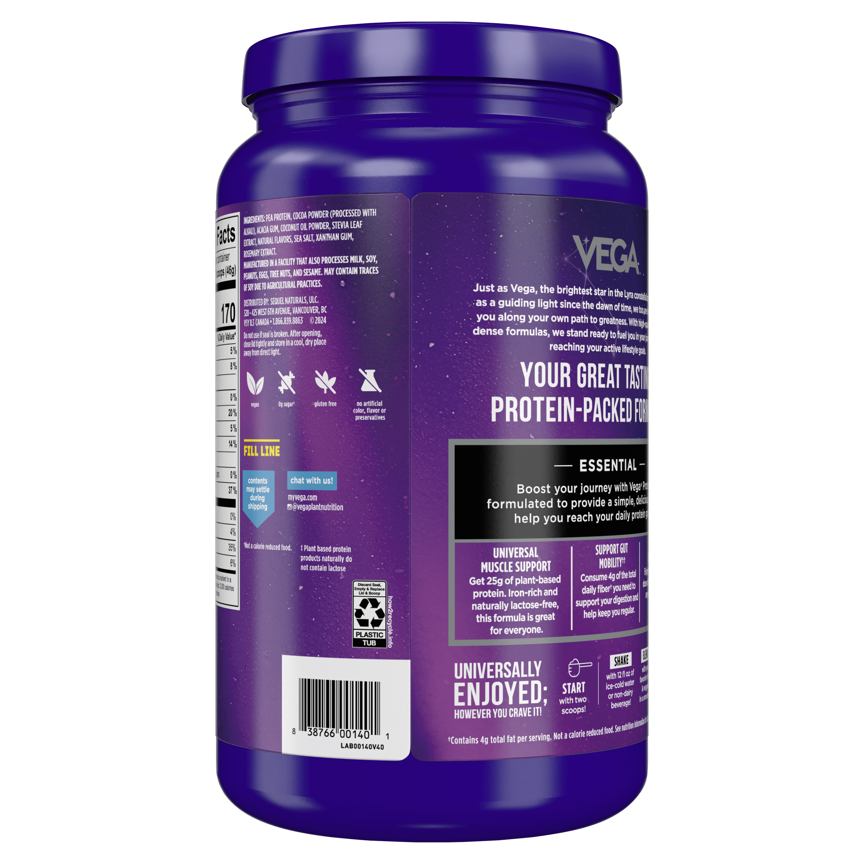 Vega® Essential Protein - Plant-Based Protein Powder