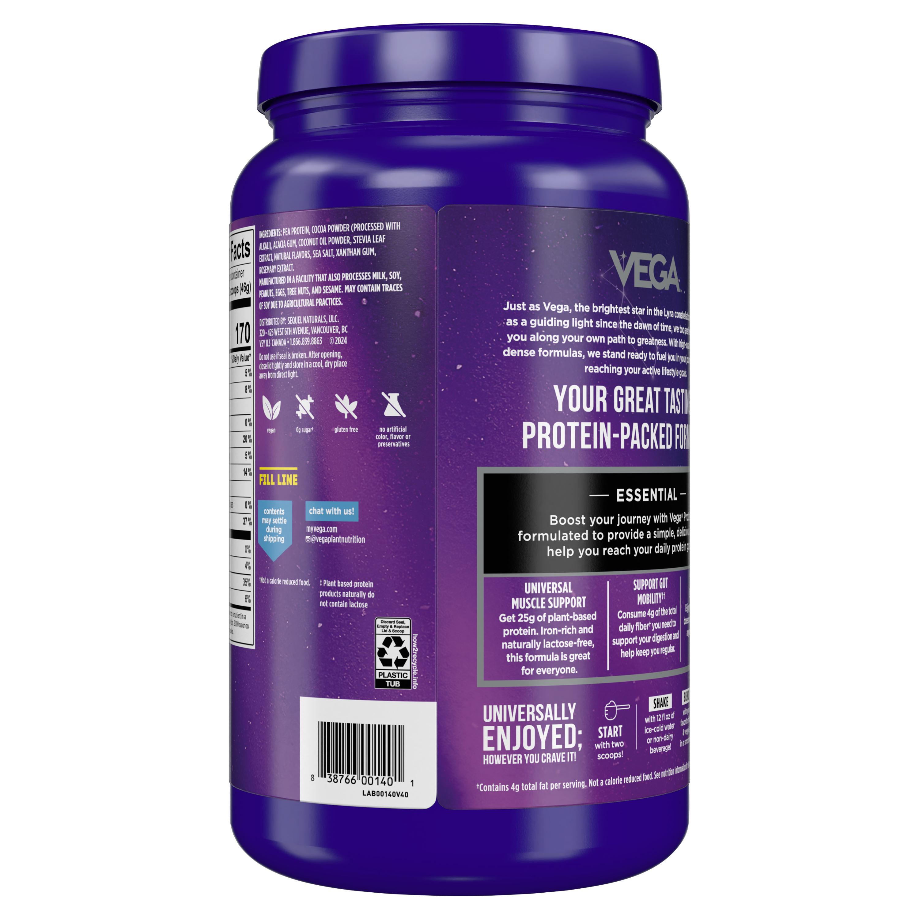 Vega® Essential Protein - Plant-Based Protein Powder