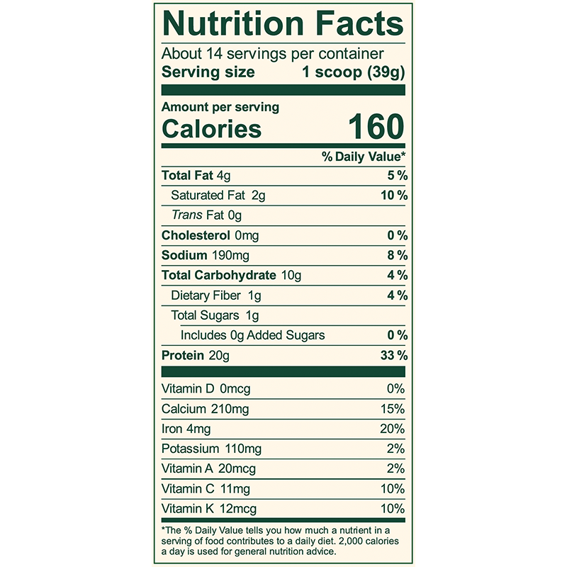 Vega® Real Food Smoothie - Plant-Based Protein Powder