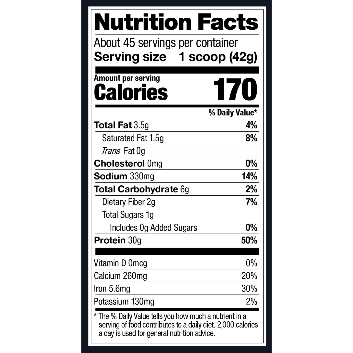Vega Sport Berry Nutrition Facts 