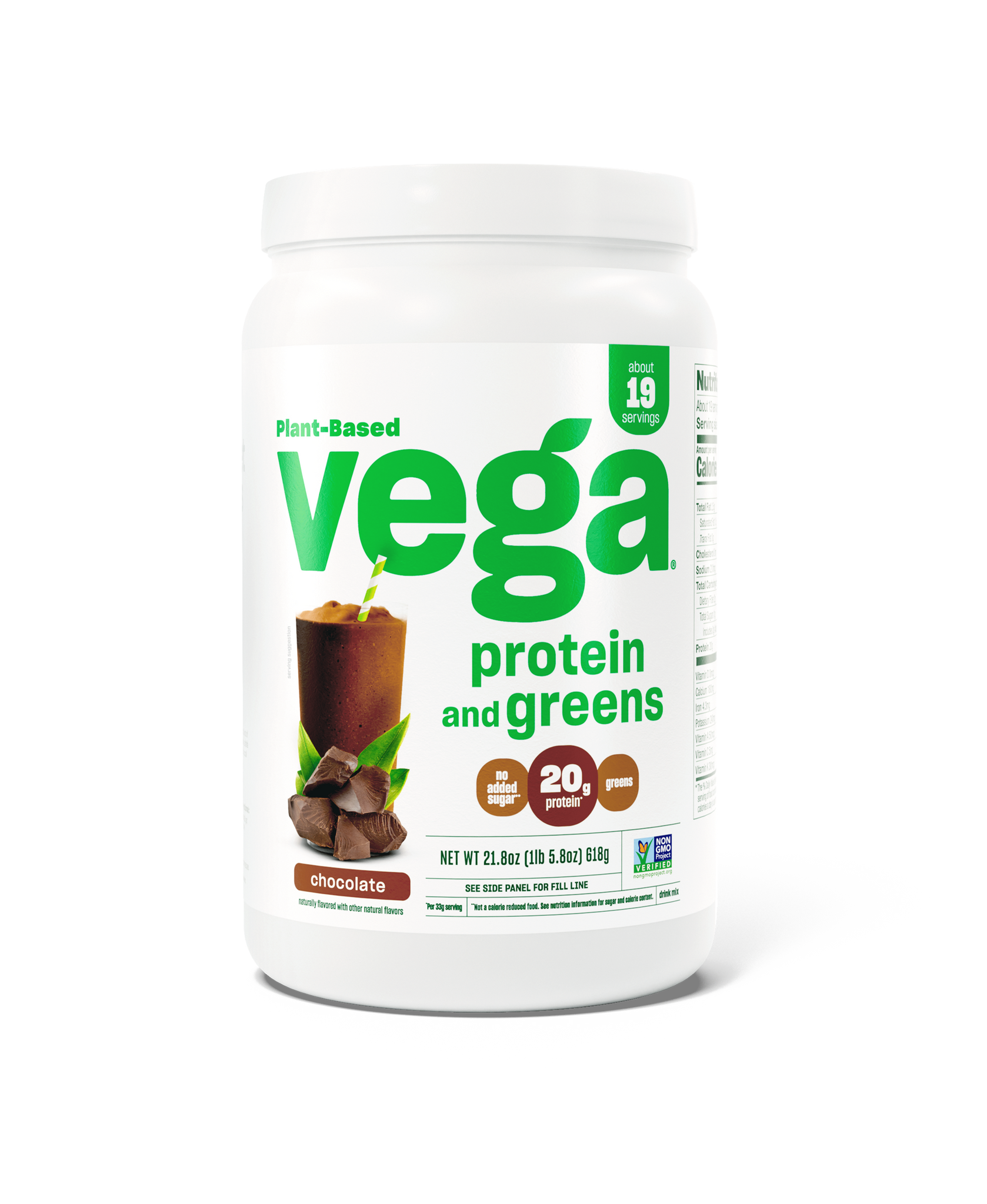 Vega Protein & Greens Chocolate Medium Tub 