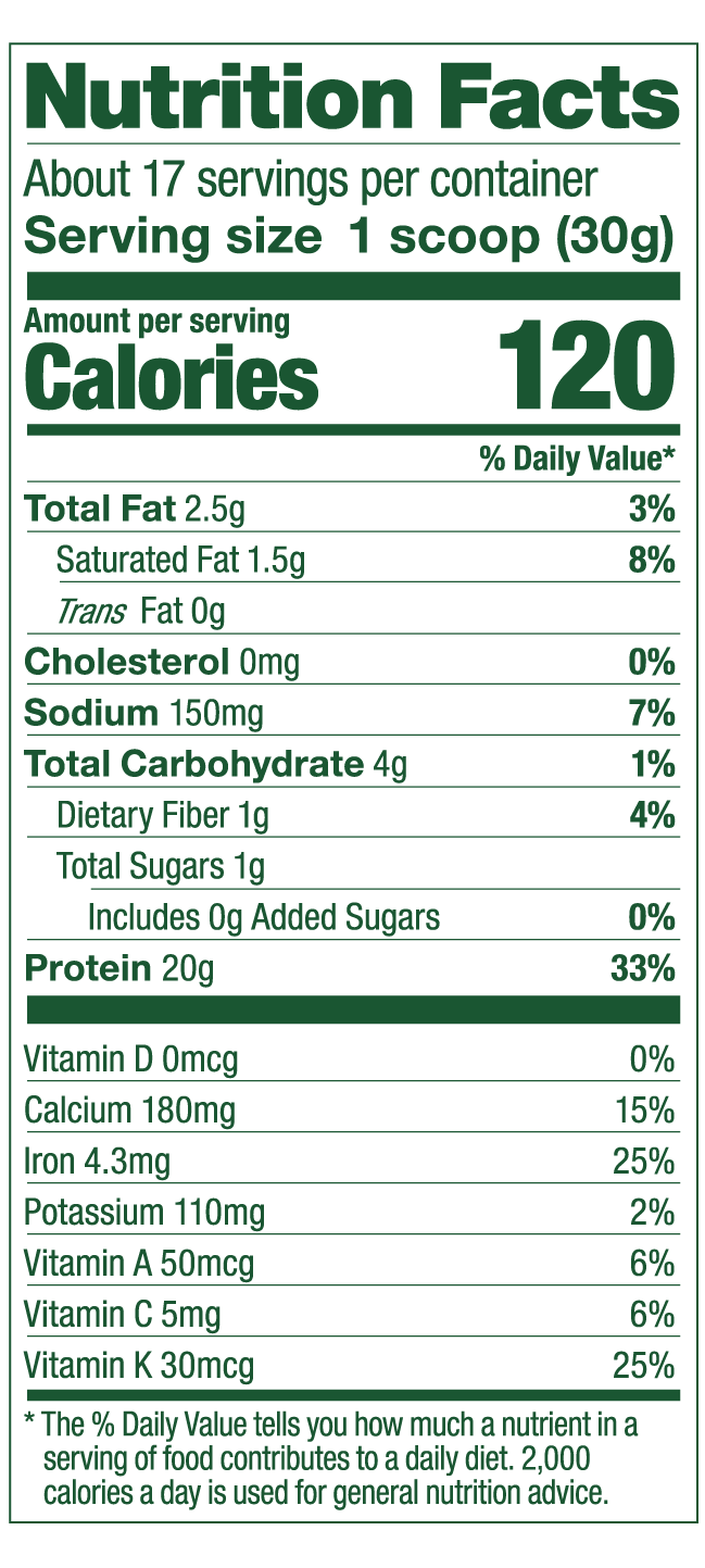 Coconut Almond Nutrition Facts. 