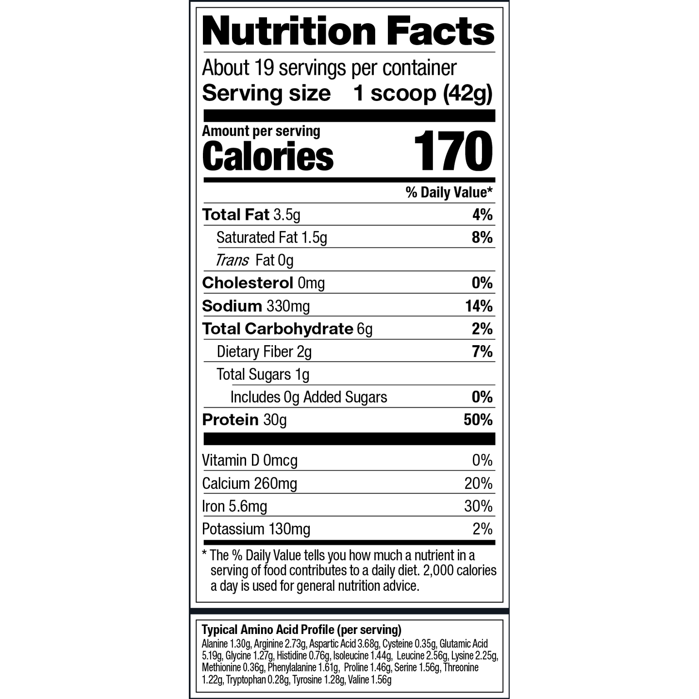 Vega Sport Protein Berry Nutrition Facts 