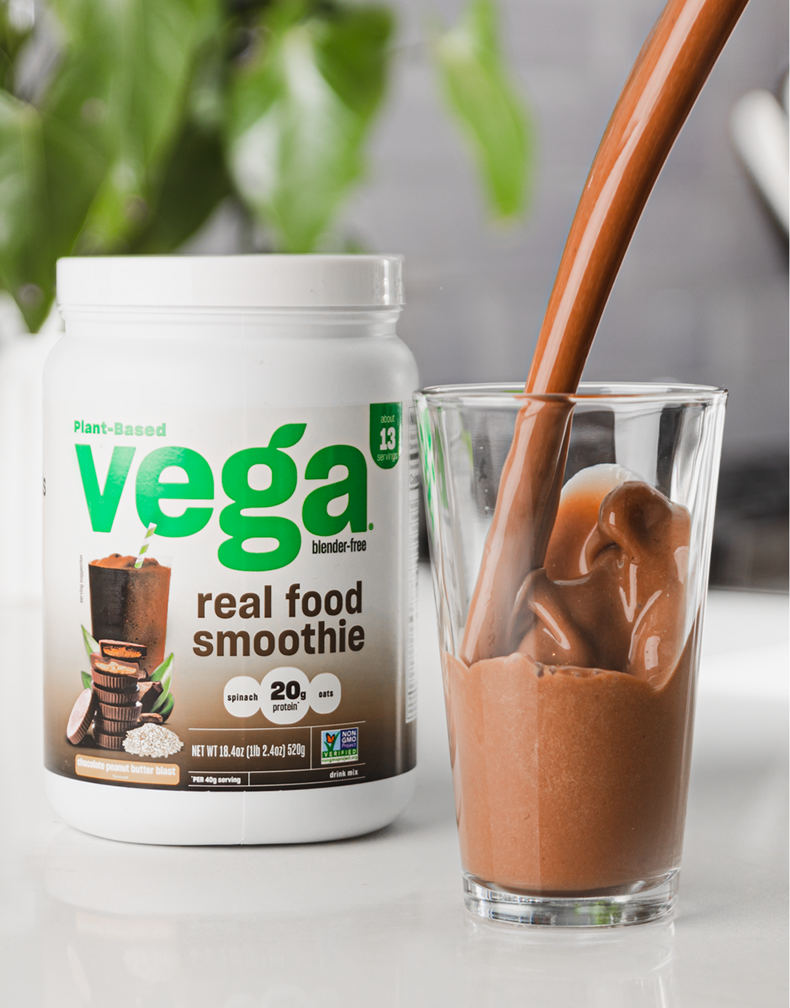 Vega® Real Food Smoothie - Plant-Based Protein Powder