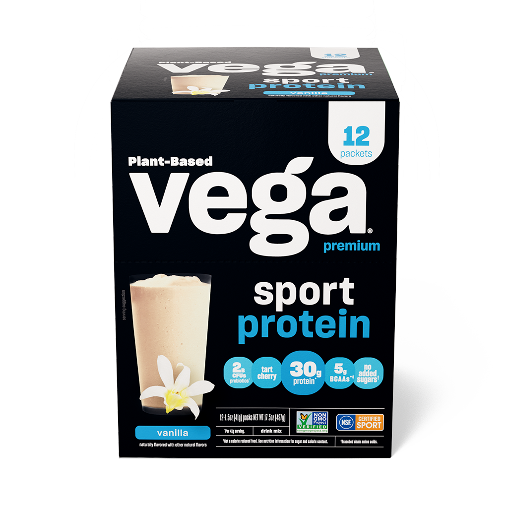 Vega Sport Protein Vanilla 12 serving box